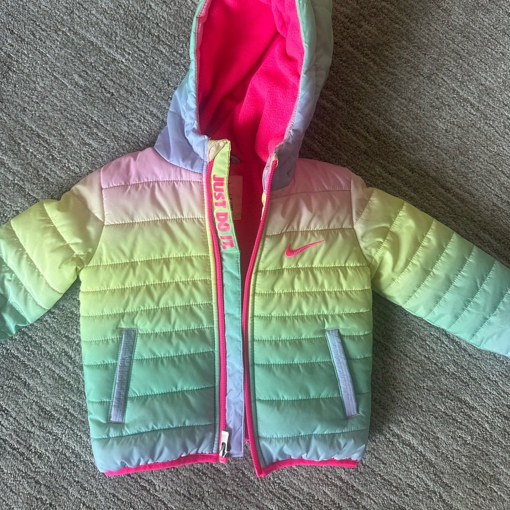 Nike Kids Rainbow Puffer Jacket